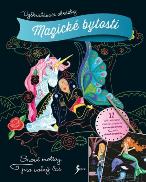 Vyškrabávací obrázky: Magické bytosti