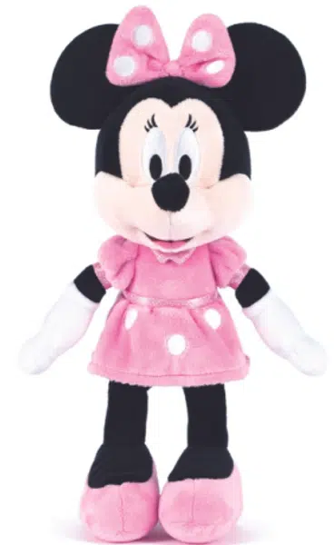 Plyšák Minnie růžové šaty 30 cm