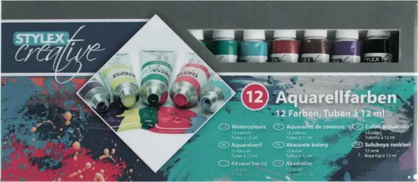 Akvarelové barvy 12ks