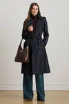 Trench kabát Lauren Ralph Lauren dámský, béžová barva, 297951259