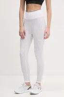 Tréninkové legíny Calvin Klein Performance bílá barva, hladké, 00GWS4L643