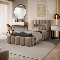 Postel Lamica 90 cm - dřevěný rám látka: Nube 20