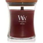 Woodwick Opulent Wood Rouge Oud vonná sviečka s dreveným knotom 275 g