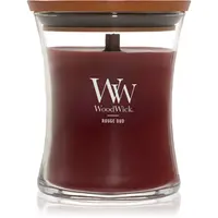 Woodwick Opulent Wood Rouge Oud vonná sviečka s dreveným knotom 275 g