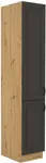 Vysoká potravinová skříňka Stilo 40 DK-210 2F Barva korpusu: Dub artisan, Barva dvířek: Grafit