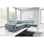 Sedací souprava Genova 2 Provedení: Pravá varianta, Nožičky: Černé, látka: Monolith 85