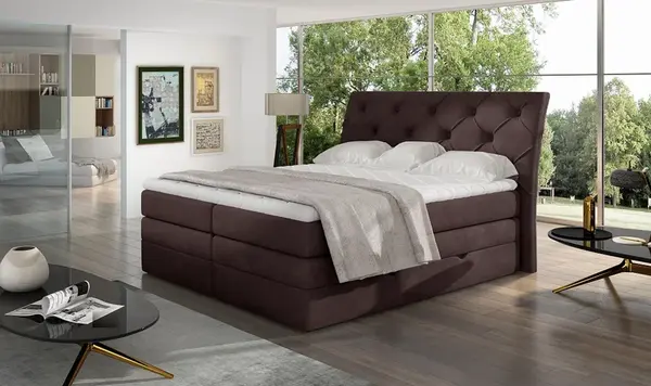 Boxspring Mirabel Rozměr: 160 x 200 cm, látka: Kronos 6