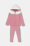 Dětská tepláková souprava Guess růžová barva, K5YG05 KA6R4