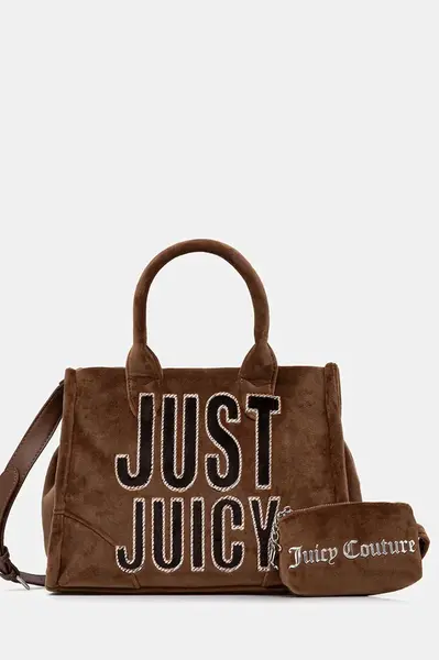 Kabelka Juicy Couture Iris Patch hnědá barva, BIJIR8948WZC