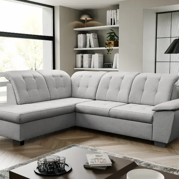 Sedací souprava Kalvi Provedení: Pravá varianta, látka: Aragon 56