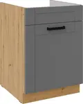 Spodní skříňka pod dřez Luna 60 ZL 1S BB - Premium Box Barva korpusu: Dub artisan, Barva dvířek: Dust Grey
