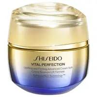 Shiseido Vital Perfection Uplifting and Firming Soft Cream liftingový a rozjasňující krém s lehkou texturou 50 ml