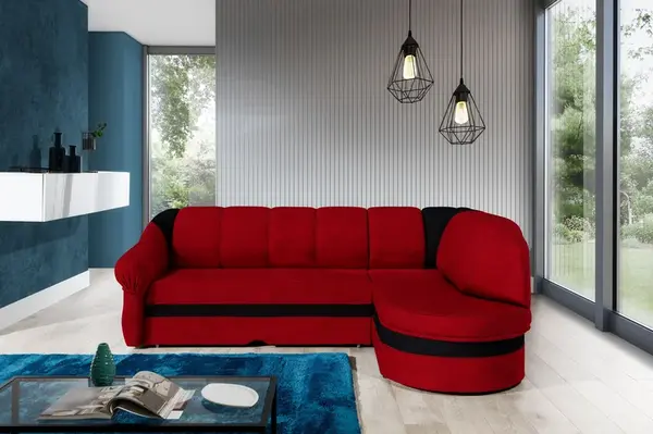 Sedací souprava Benano Provedení: Pravá varianta, látka: Alova 46/ Alova 04