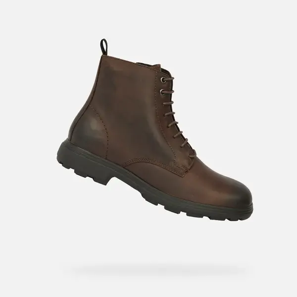Geox Meiern Men's Brown Ankle Boots - Mens
