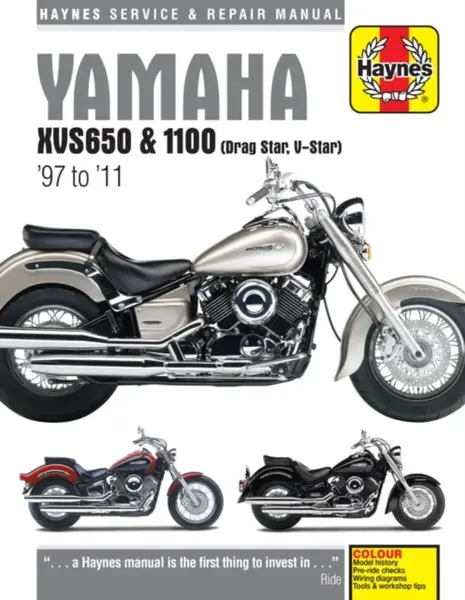 Yamaha XVS650 & 1100 Drag Star/V-Star (97 - 11) Haynes Repair Manual - Phil Mather