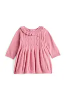 Kojenecké šaty Tommy Hilfiger růžová barva, mini, áčková, KN0KN02111