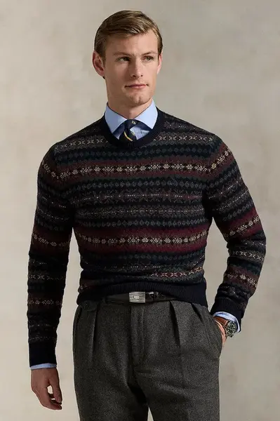 Vlněný svetr Polo Ralph Lauren pánský, více barev, 710981615