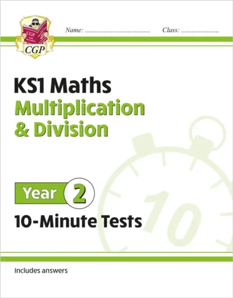 KS1 Year 2 Maths 10-Minute Tests: Multiplication & Division - CGP Books