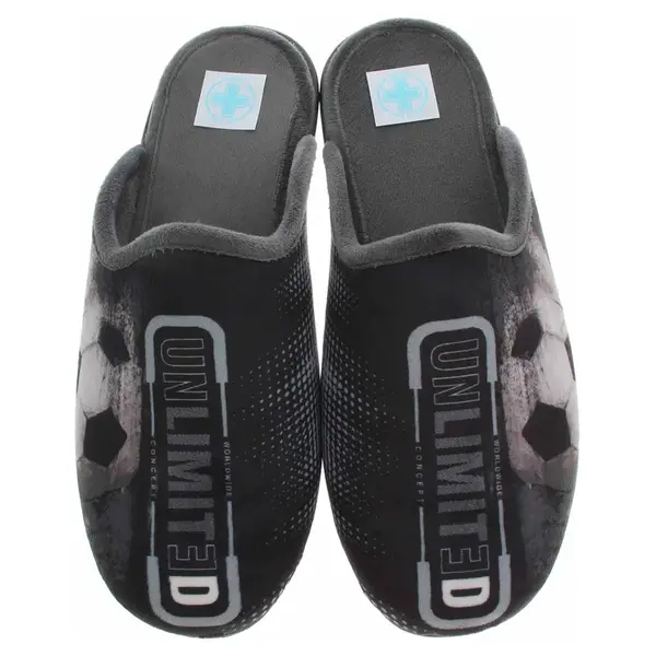 Pánské domácí pantofle Medi Line 1507-025 negro 42