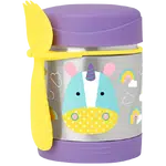 SKIP HOP Zoo Termoska na jídlo se lžičkou/vidličkou Jednorožec 3r+ 325 ml
