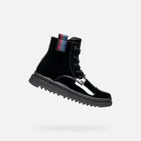 Černá dívčí kotníková obuv Geox Gillyja - Holky