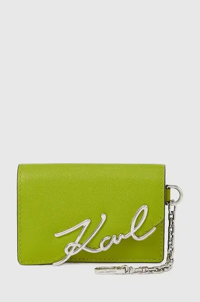 Kožená peněženka Karl Lagerfeld K/SIGNATURE