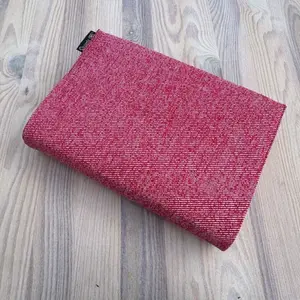 Obal na knihu - Červený denim (UNI-S)