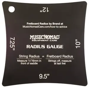 Music Nomad Precision Radius Gauge Set