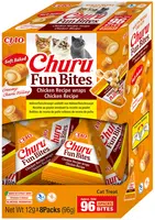 Inaba Ciao Churu Fun Bites – kuracie wrapy plnené kuracím mäsom 96 g (12 g x 8 balení)