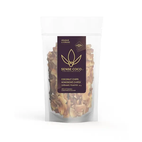 Sense Coco Perníkové Bio Kokosové Chipsy  60g