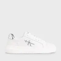 Biele dámske kožené tenisky Calvin Klein Jeans