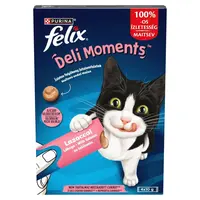 Felix Deli Moments pamlsky pro kočky - Losos 4 x 10 g
