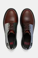 Kožené polobotky Camper TWS dámské, černá barva, na plochém podpatku, K201684-023