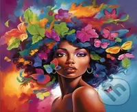 Dřevěné puzzle Květinová dívka A3