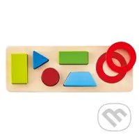 Vkladacie puzzle obojstranné Geometria - puzzle z kategorie Maxi dílky