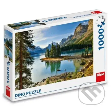 Jazero Maligne - puzzle z kategorie Přírodní scenérie