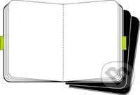 Moleskine - sada 3 veľkých čistých zošitov (čierna väzba)