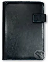Obal na diár Diplomat čierny (z ekokože na denný diár)
