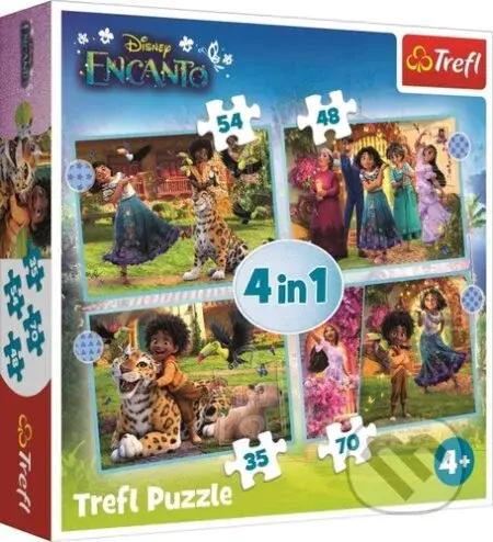 Encanto 4v1 - puzzle z kategorie 15 - 60 dílků
