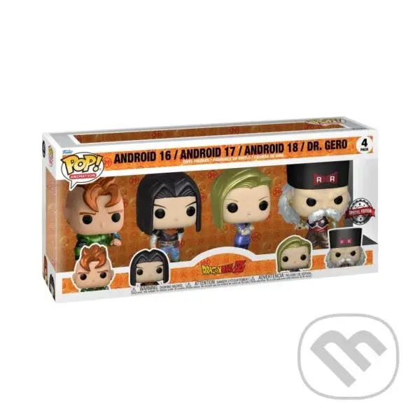 Funko POP Animation: Dragon Ball Z - Android 16, Android 17, Android 18 & Dr. Gero,Funko POP Animation: Dragon Ball Z - Android 16, Android 17, Androi