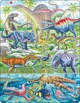 Dinosaury (FH49) (lietajúce, bežiace, potápajúce) - puzzle z kategorie Naučné puzzle