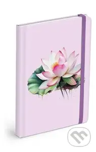 Blok s gumkou linkovaný Leknín