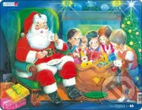 Santa Claus a deti (JUL14) - puzzle z kategorie Maxi dílky