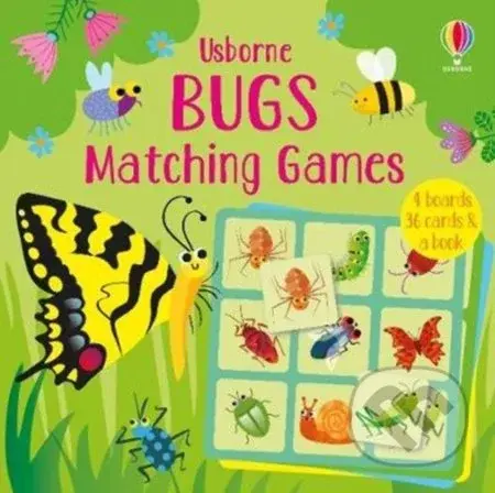 Bugs Matching Games - Kate Nolan, Gareth Lucas (ilustrácie) - kniha z kategorie Naučné knihy