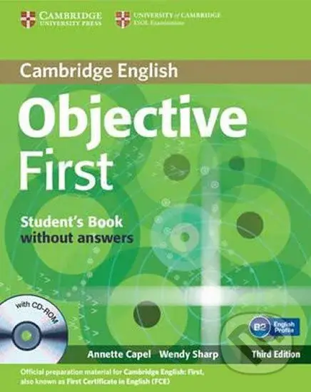Objective First Student´s Book without Answers with CD-ROM (3rd) B2 - kniha z kategorie Jazykové učebnice a slovníky