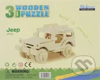 Jeep (Drevrné 3D puzzle) - puzzle z kategorie Umělecké
