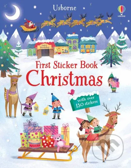 First Sticker Book Christmas (A Christmas Sticker Book for Kids) - kniha z kategorie Samolepky