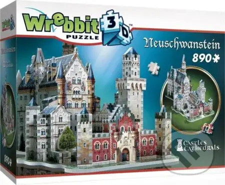 Puzzle 3D Zámek Neuschwanstein - puzzle z kategorie 3D puzzle