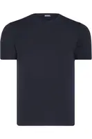 T8569 DEWBERRY BIKE COLLAR MENS T-SHIRT-PLAIN NAVY BLUE