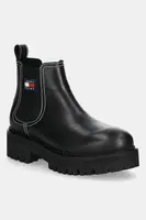 Kožené kotníkové boty Tommy Jeans TJW URBAN CHELSEA BOOT